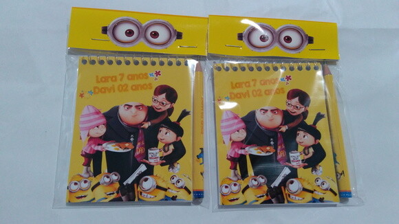 Bloquinho Minions Personalizado
