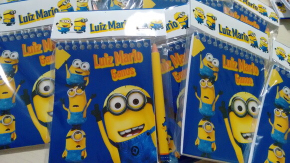 Bloquinho Minions Personalizado