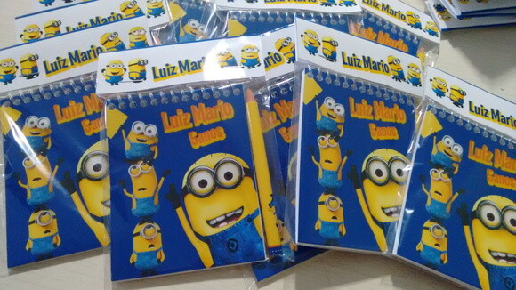 Bloquinho Minions Personalizado