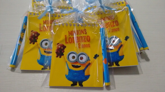 Bloquinho Minions Personalizado