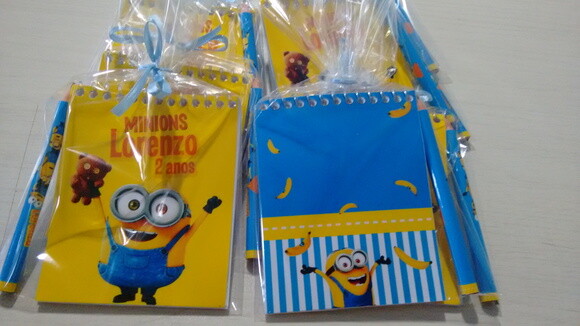 Bloquinho Minions Personalizado