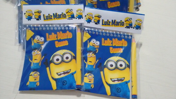 Bloquinho Minions Personalizado