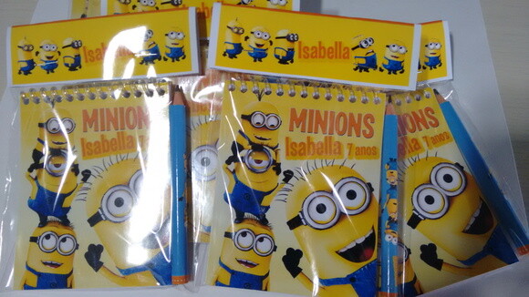 Bloquinho Minions Personalizado