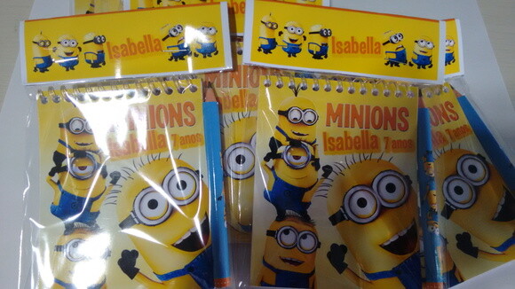 Bloquinho Minions Personalizado