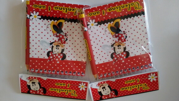 Bloquinho Minnie Personalizado
