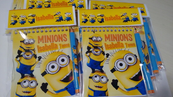 Bloquinho Minions Personalizado