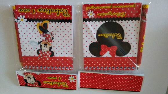 Bloquinho Minnie Personalizado