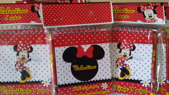 Bloquinho Minnie Personalizado