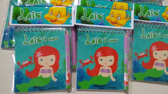 Bloquinho Pequena Sereia