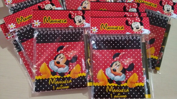 Bloquinho Personalizado da Minnie