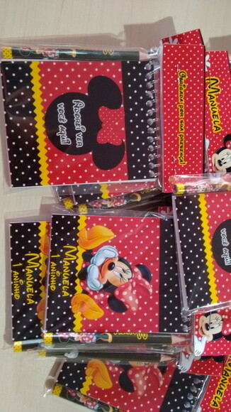 Bloquinho Personalizado da Minnie