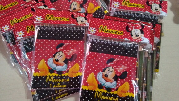 Bloquinho Personalizado da Minnie