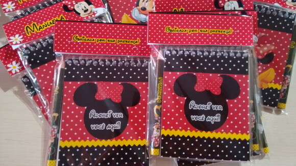 Bloquinho Personalizado da Minnie