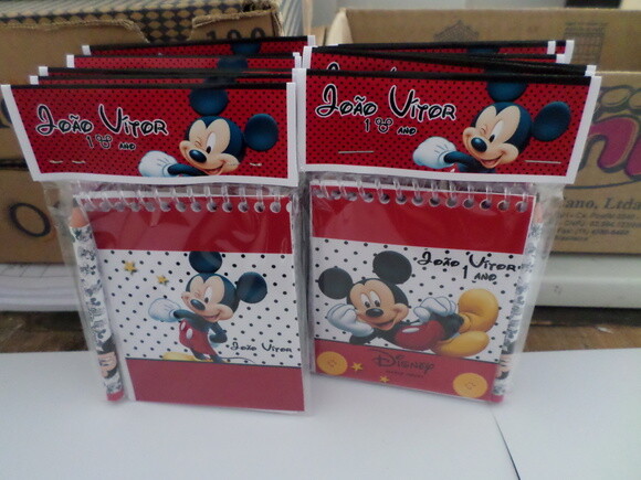 Bloquinho Personalizado Mickey