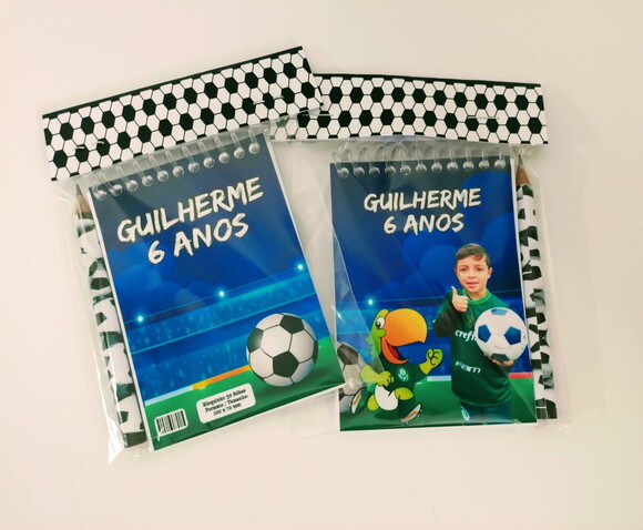 Bloquinho Personalizado Futebol