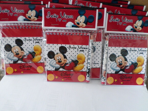 Bloquinho Personalizado Mickey