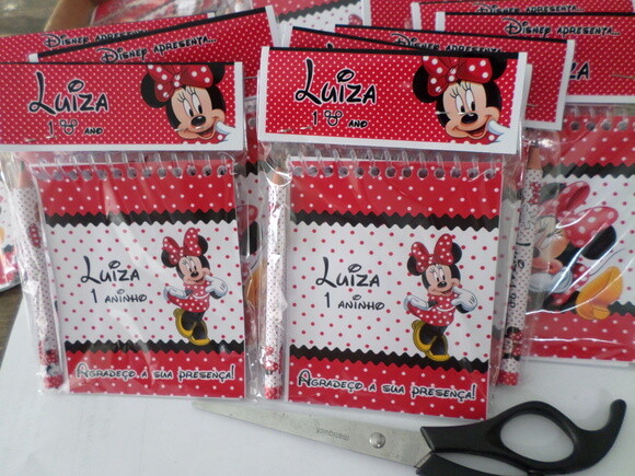 Bloquinho Personalizado Minnie