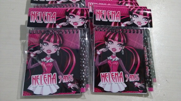 Bloquinho Personalizado Monster High