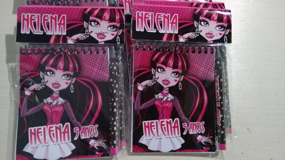 Bloquinho Personalizado Monster High
