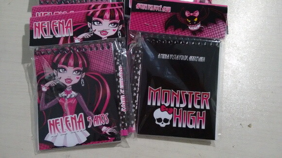 Bloquinho Personalizado Monster High