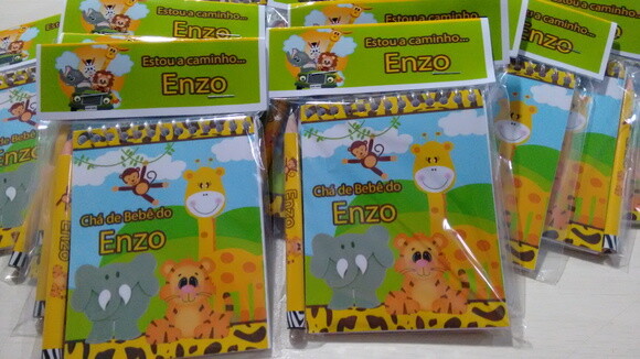 Bloquinho Safari Personalizado