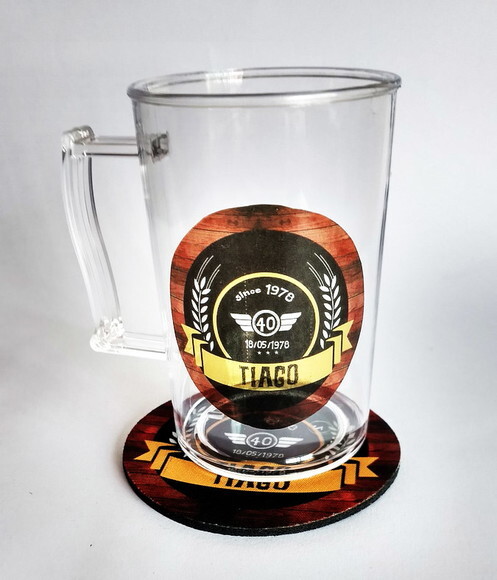 Bolacha de Choop Personalizada Mais Caneca de Choop
