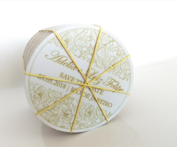 Bolacha de Chopp Personalizada para Casamento