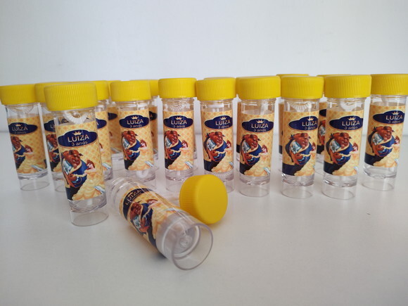 Bolha de Sabão Personalizada a Bela e a Fera