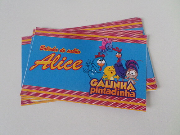 Bolinha de Sabão Galinha Pintadinha