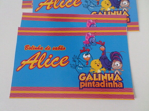 Bolinha de Sabão Galinha Pintadinha