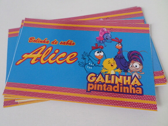 Bolinha de Sabão Galinha Pintadinha