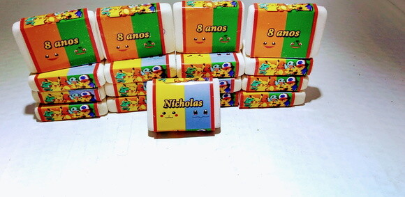 Borracha Personalizada Pokemon