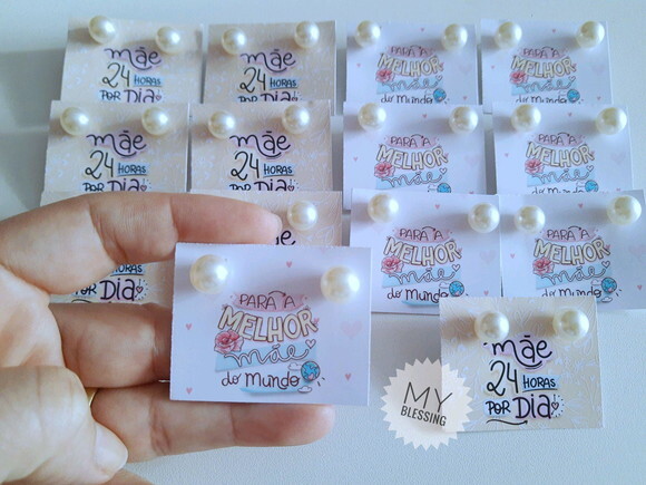 Brincos Pérola Personalizados
