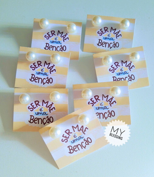 Brincos Personalizados dia das mães