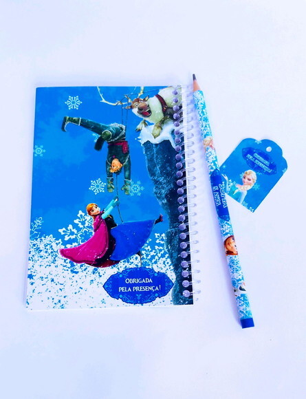 Caderno de Desenho Frozen