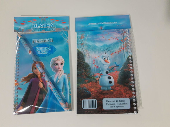 Caderno de Desenho Frozen
