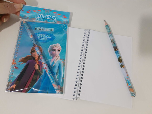 Caderno de Desenho Frozen