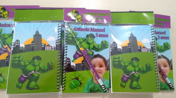 Caderno de Desenho Personalizado Huck