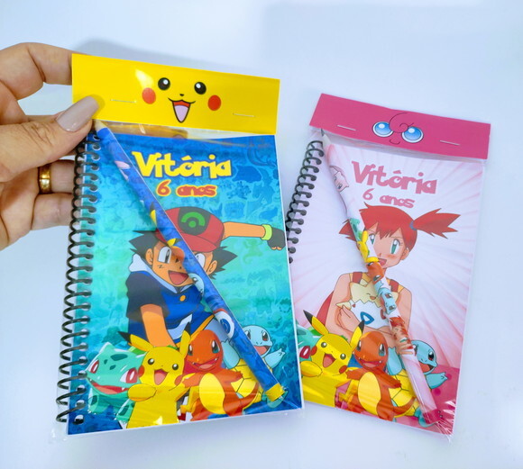 Caderno de Desenho Pokemon