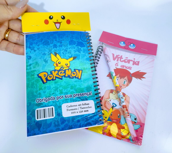 Caderno de Desenho Pokemon