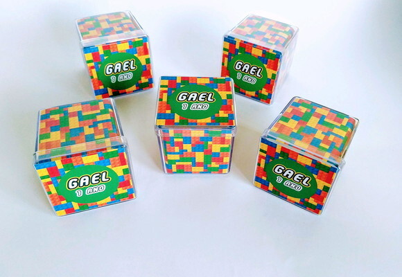 Caixa Acrílica Personalizada Lego