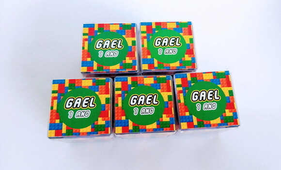 Caixa Acrílica Personalizada Lego