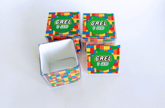 Caixa Acrílica Personalizada Lego
