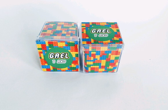 Caixa Acrílica Personalizada Lego