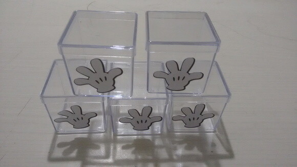 Caixa Acrílica Personalizada Mickey