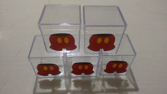 Caixa Acrílica Personalizada Mickey