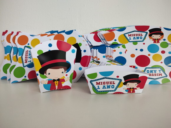 Caixa Batata e Mini Dog Personalizada