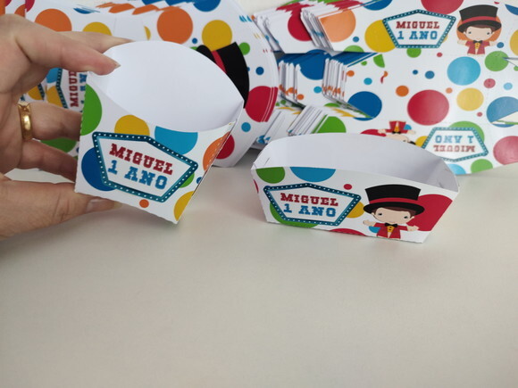 Caixa Batata e Mini Dog Personalizada