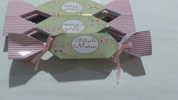 Caixa de Bala Personalizada Jardim