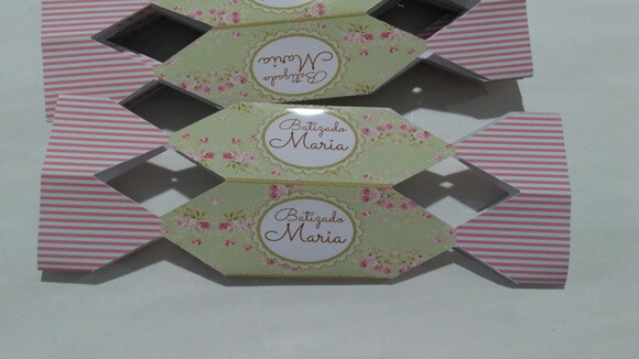 Caixa de Bala Personalizada Jardim